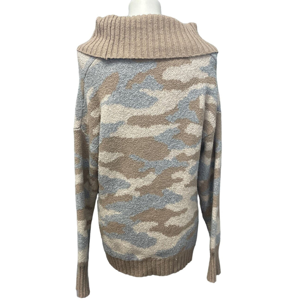 Christian Siriano New York Womens Medium PolyBlend Long Sleeve Cowl Neck Sweater
