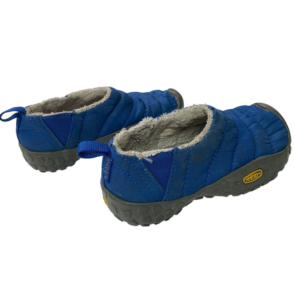 Keen Little Boys Size 13 Blue Quilted Non Slip Slide On Machine Washable Shoes
