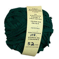 Handmade Craft Knitting Crochet Upcycled Polyester Dark Green Fabric Ribbon Yarn
