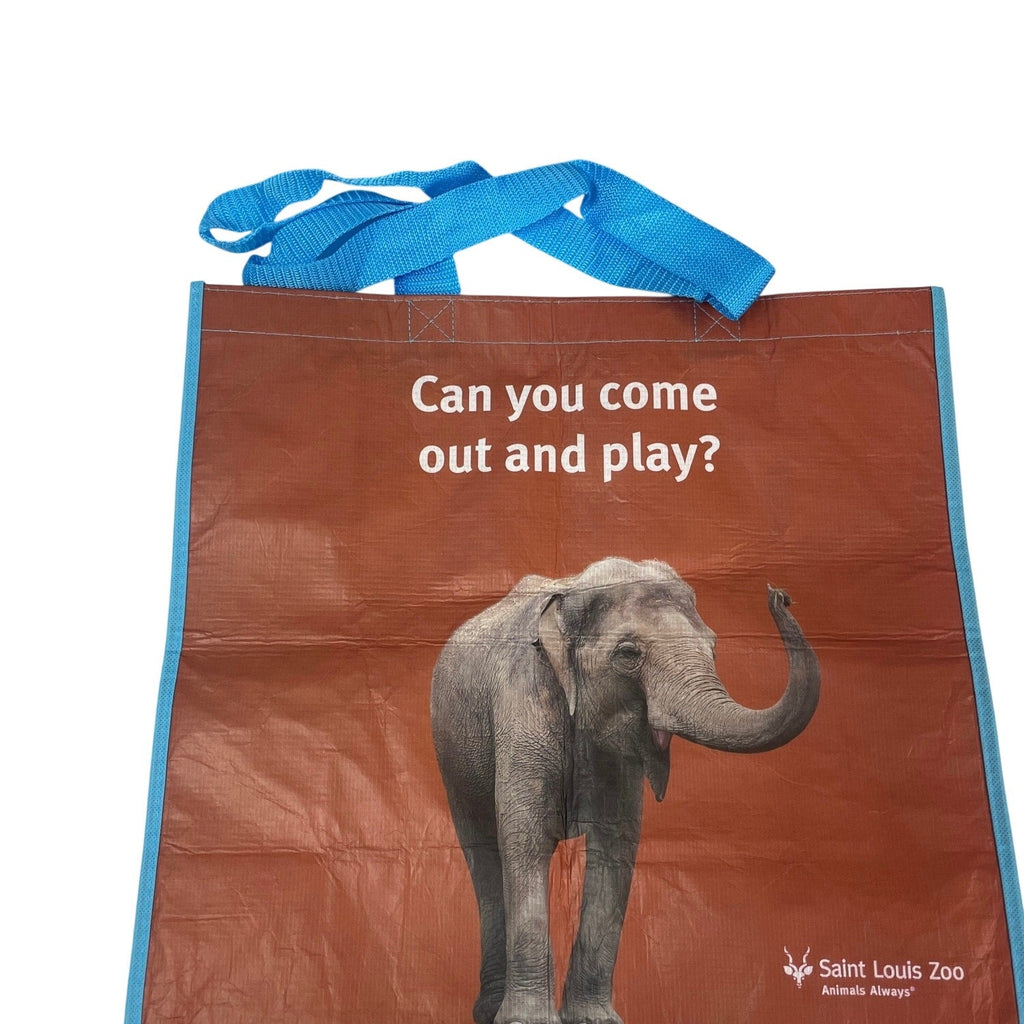 Lot of 6+ Reusable Dog Fruit Animal St Louis Cityscape Handle Shopping Tote Bags