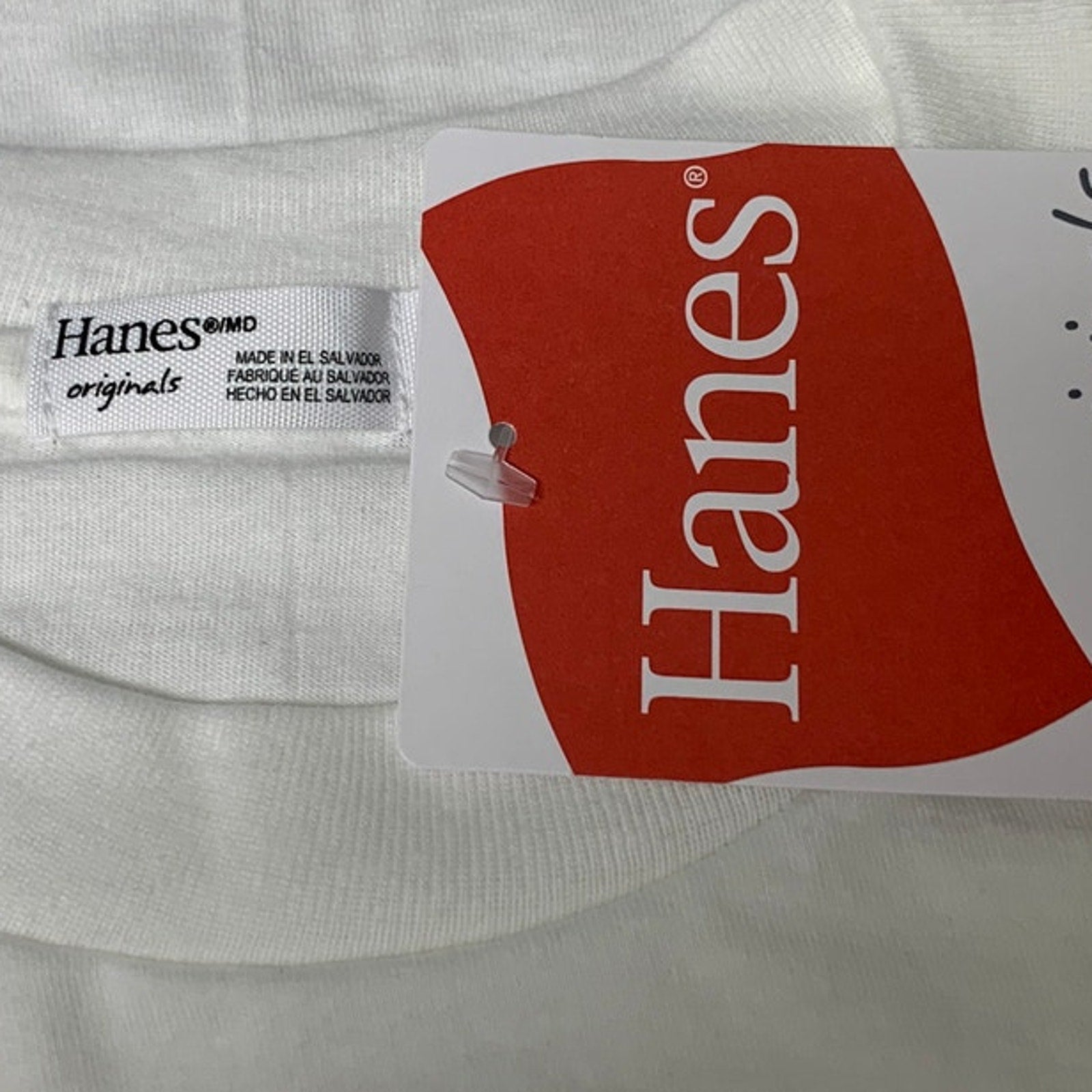New 5-Pack Hanes Women XS Originals White Ringspun Cotton Cap Sleeve Muscle Tees