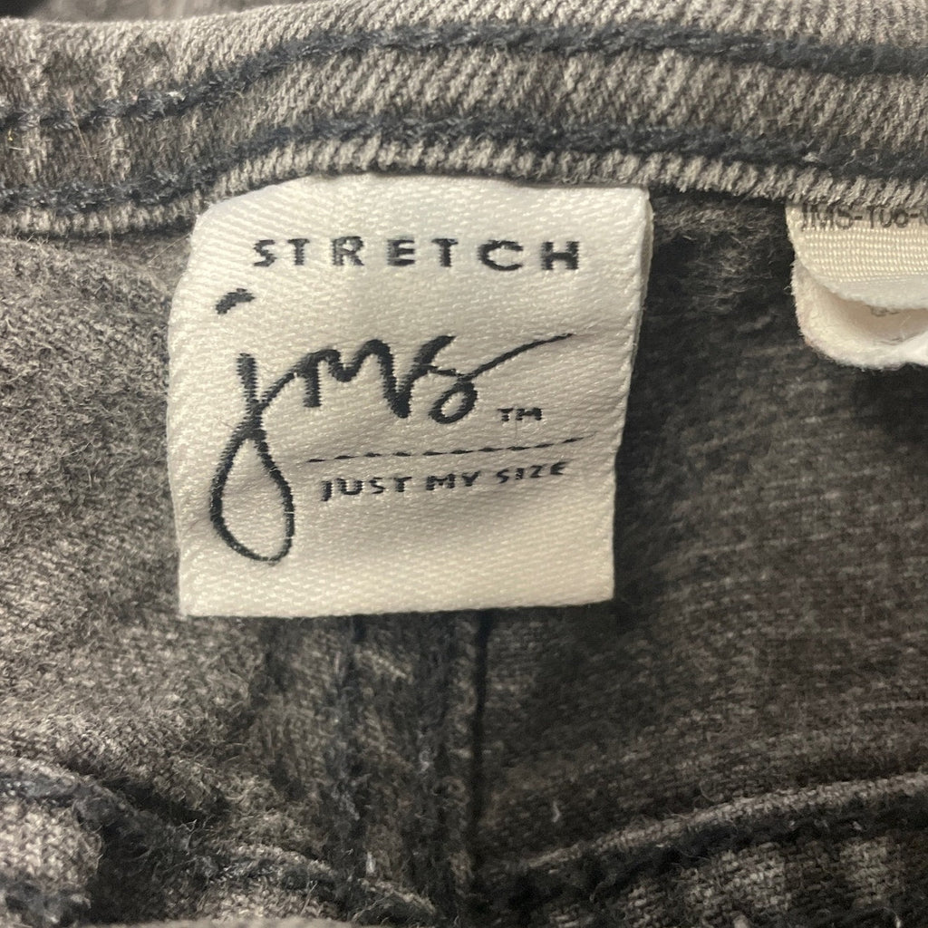 JMS Womens Size 16W Stretch Cotton Straight Leg Faded Long Black Denim Jeans