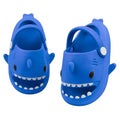 Lakige Toddler Boys Size 11 Blue Shark Cloud PVC Clog Slide On Sandal Shoes