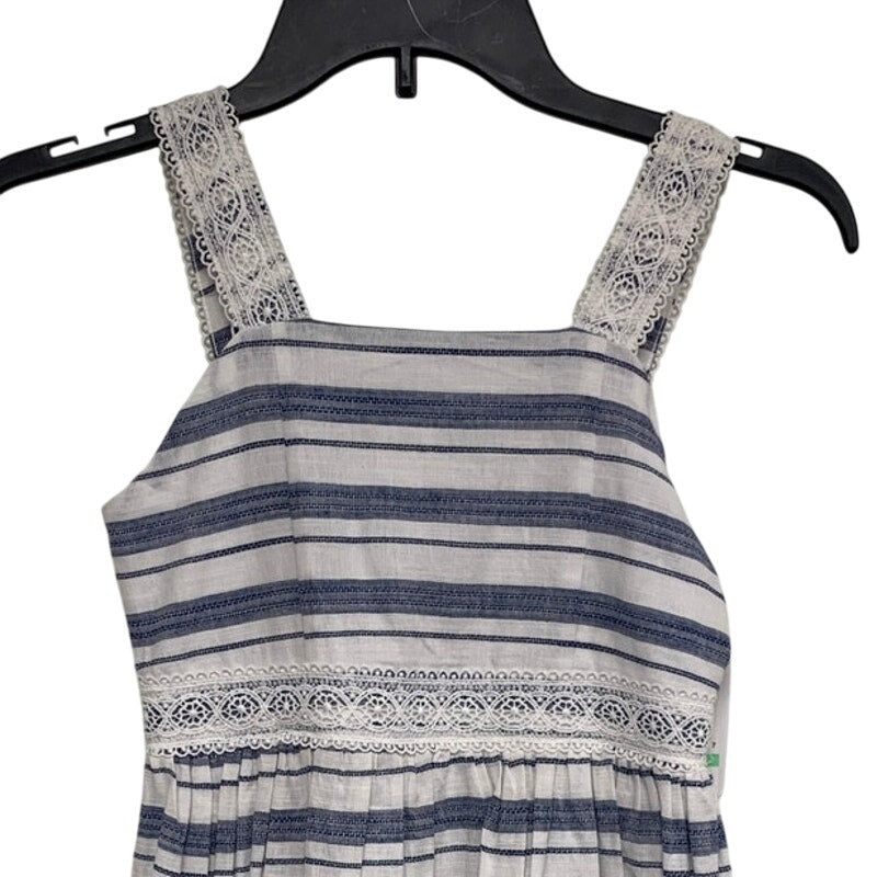 New Speechless Kids Girls Size 8 Sailing Santori Striped Lined Fit Flare Dress
