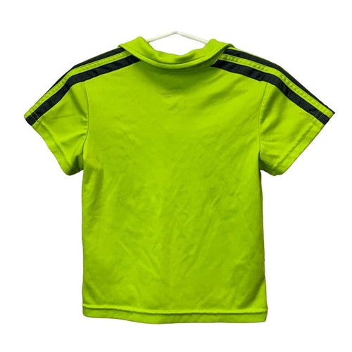 Adidas Boys 18 Mos Athletic Polyester Short Sleeve Collared Polo Shirt