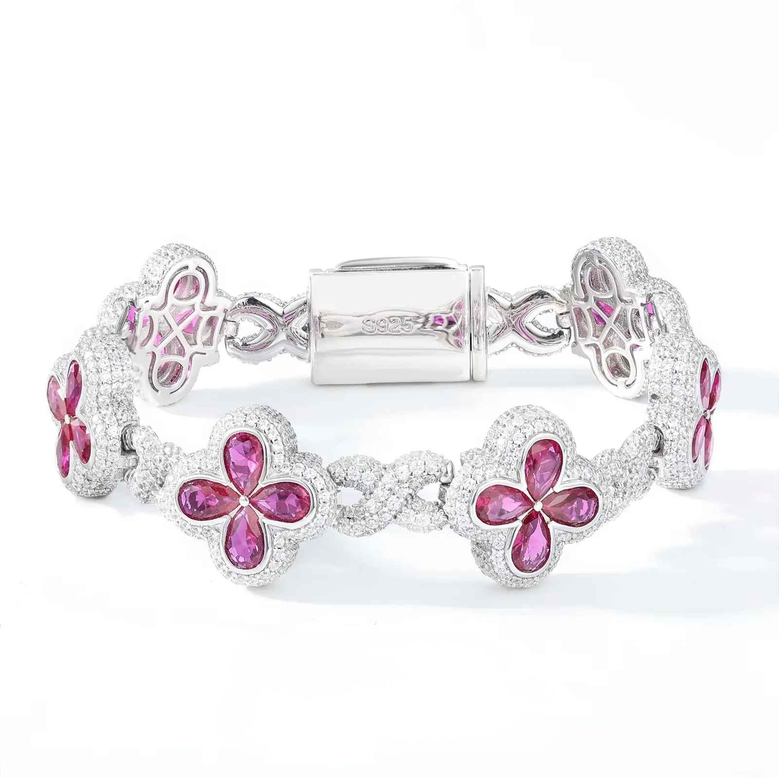 Fleur d’Éternité Moissanite Bracelet Apple Green