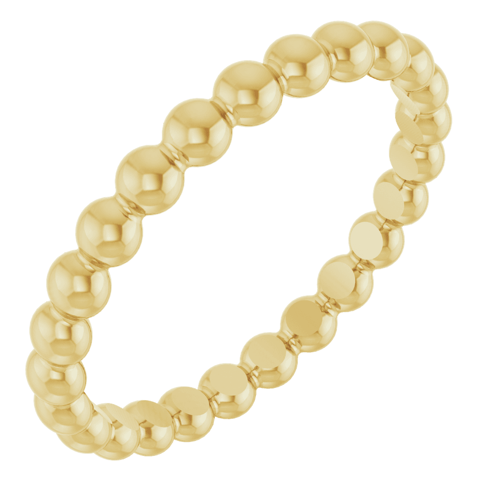 Perle Dorée  Beaded Stackable Ring