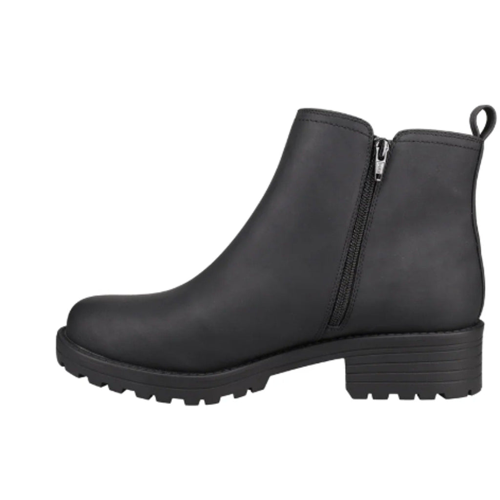 New In Box Buffalo Womens Size 8 Black Water Repellant Faux Leather Anna Boots