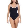 New Nautica Womens Large Thin Strap Slimming Tummy Control One Piece Swimsuit
