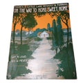 Antique 1915 A Little Lane Without A Turning On The Way To Home Sheet Music