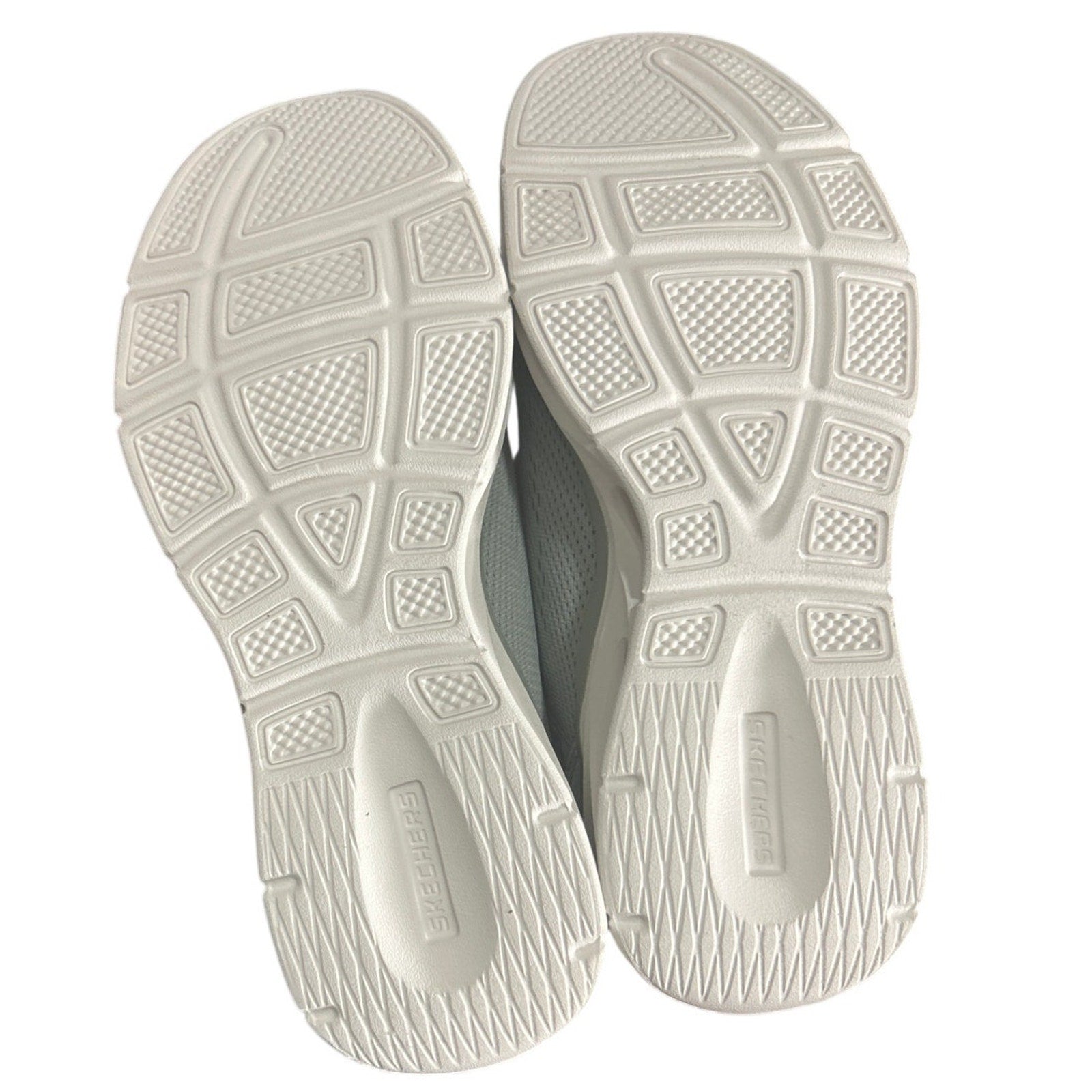 New In Box Skechers Womens Size 6 Gray Mesh Hands Free SwiftFit Slide In Shoes