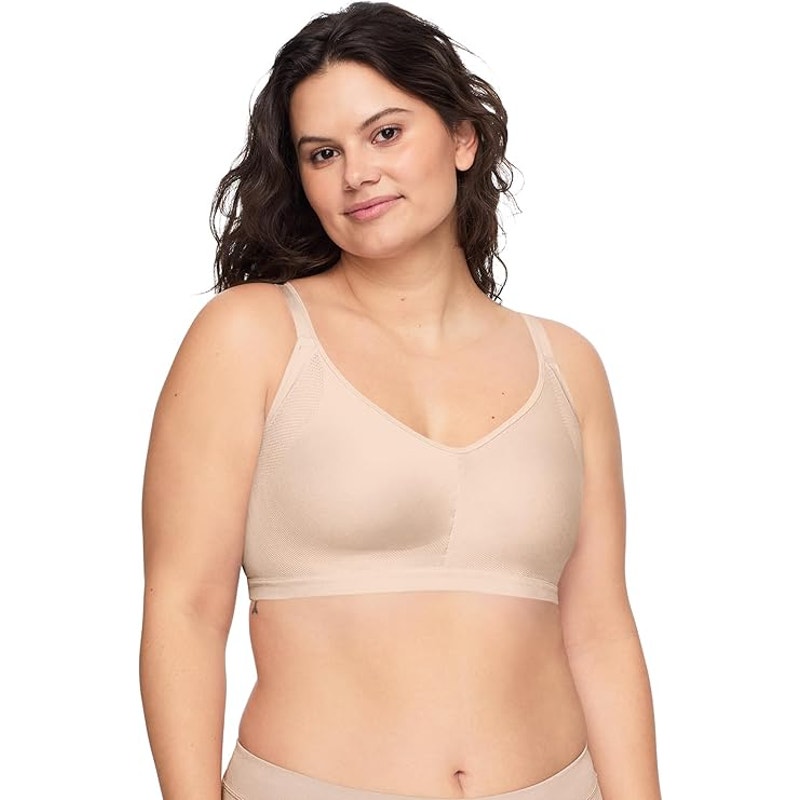 NWT New Warners Womens Medium 34C Underarm Smoothing Lightly Lined Wireless Bra