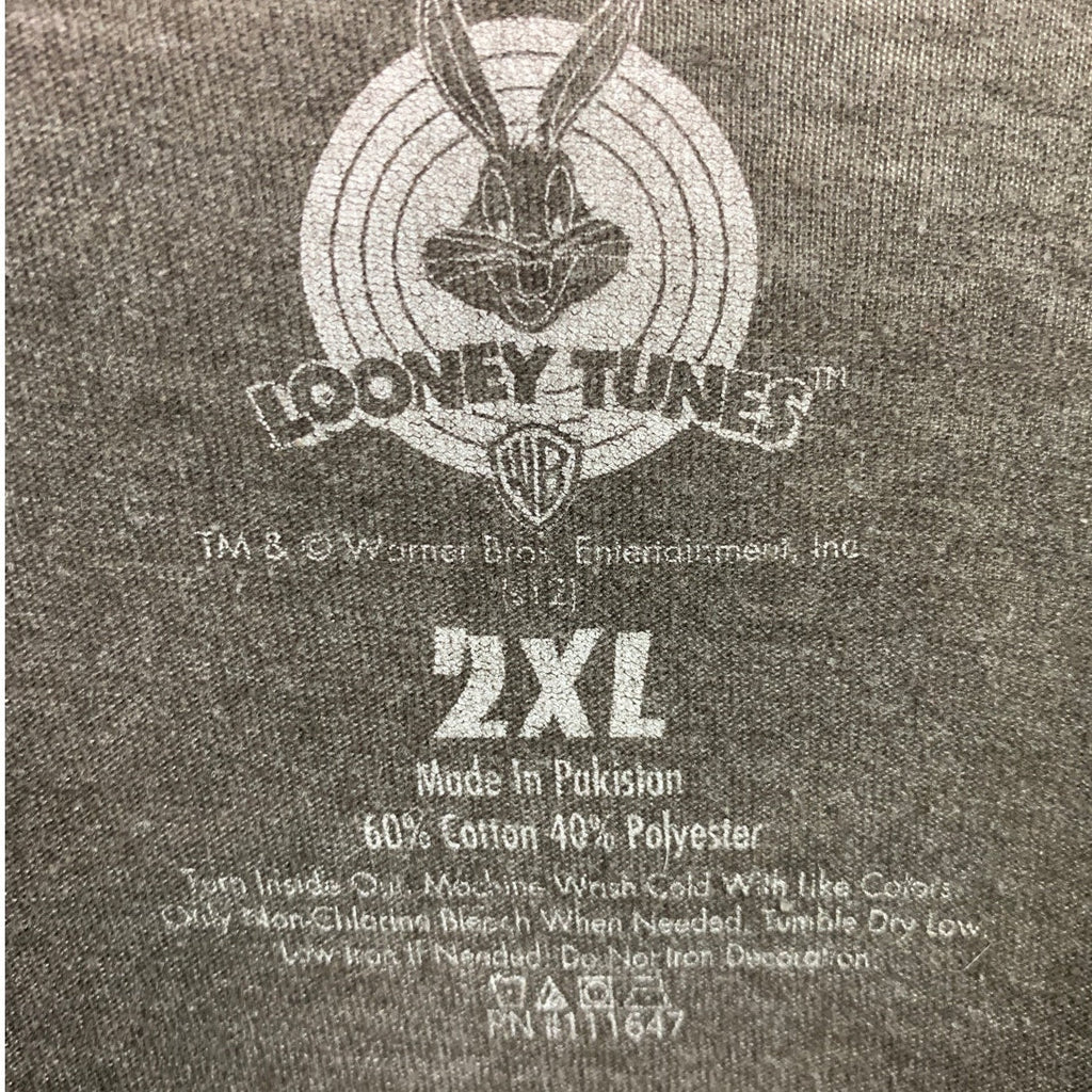 Lot of 2 Looney Tunes Mens 2XL Marvin the Martian Short Sleeve Tee Shirts