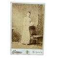 Antique Vintage Lizzie Goetz Photograph on St Louis Hammer Studio Cardboard