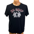Old Navy Mens Large Oh Snap Gingerbread Men Short Sleeve Crew Neck Tee Shirt