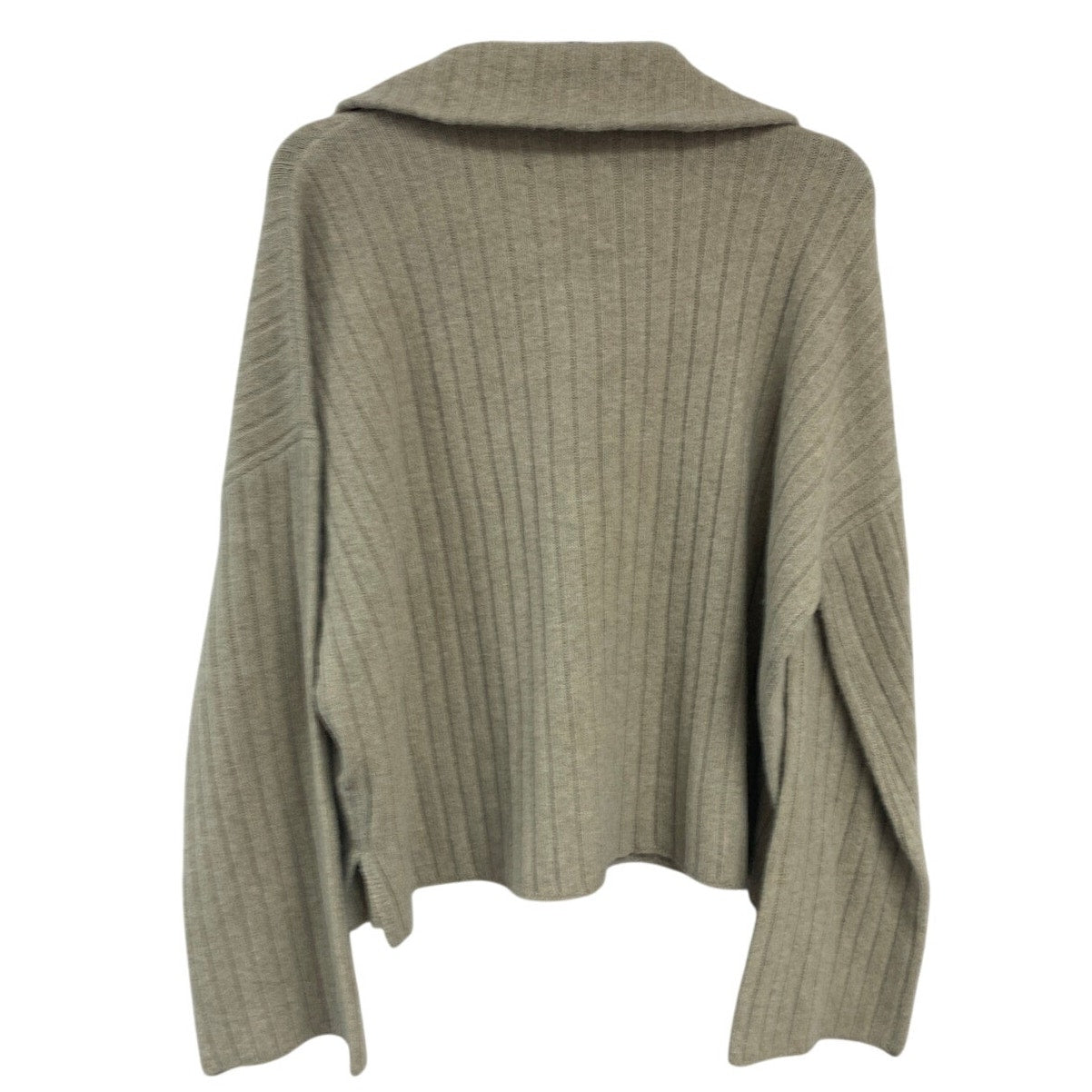 New Aerie Womens Small Long Sleeve Button Up Ribbed High Neck Cardigan Sweater