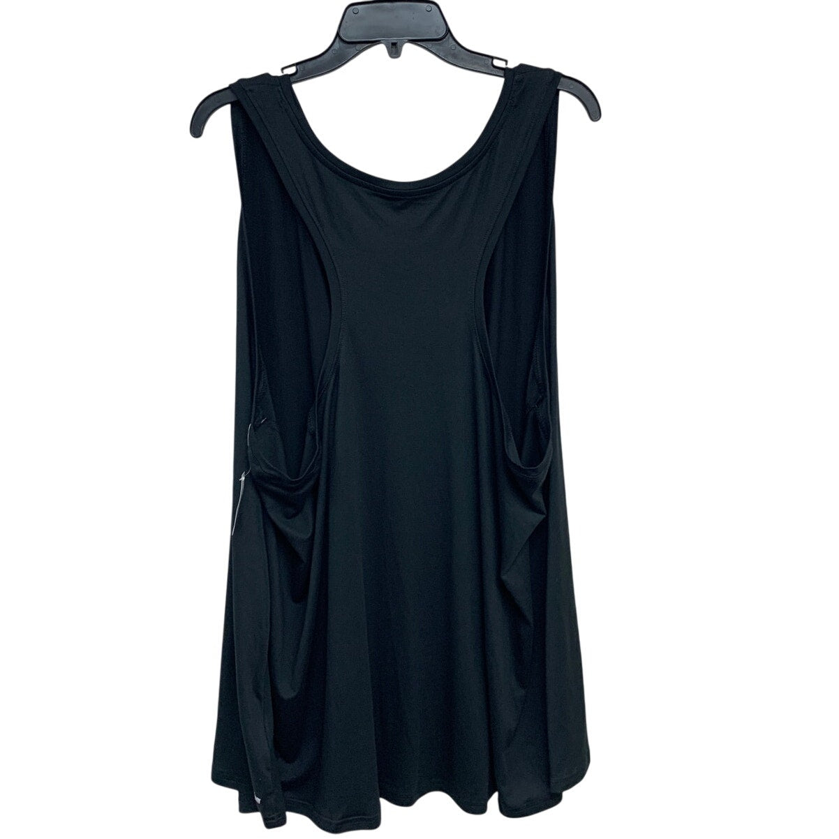 NWT New Amazon Essentials Womens 4X Black Polyester Blend Crew Neck Tank Top