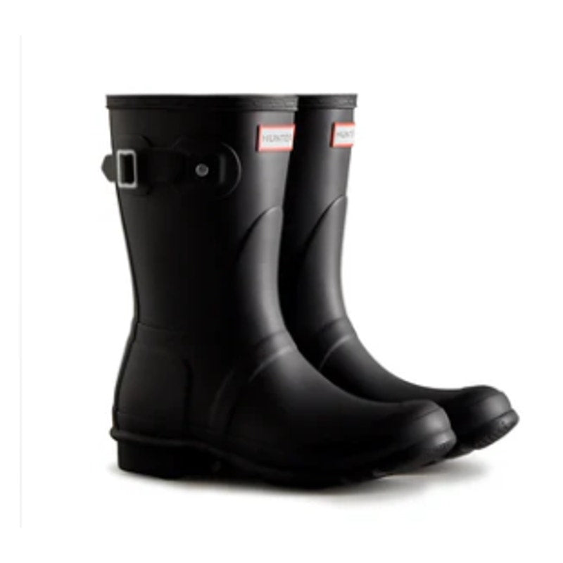 New In Box Womens Size 6 Black Original Short Rubber Waterproof Welly Rain Boots