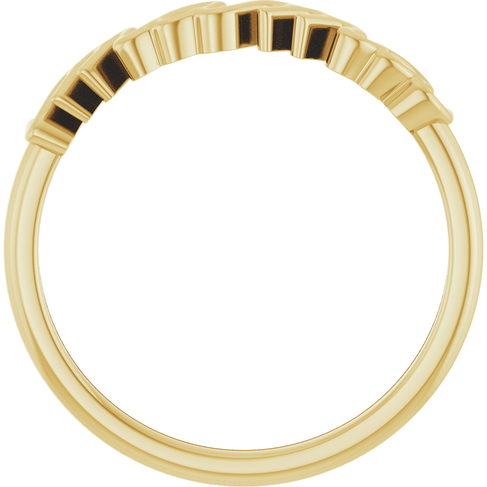Mama Script Ring