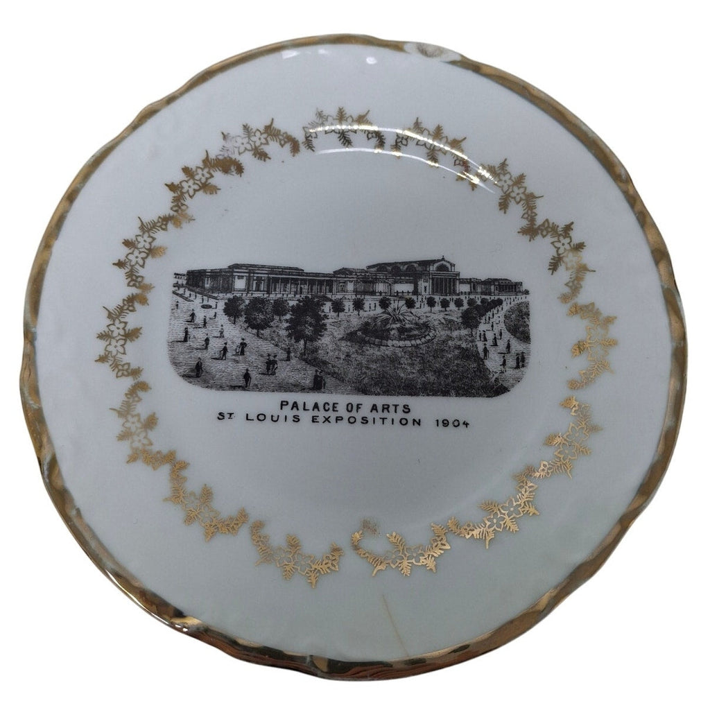 Vintage Palace of Arts St Louis Exposition 1904 Victoria Carlsbad Austria Plate