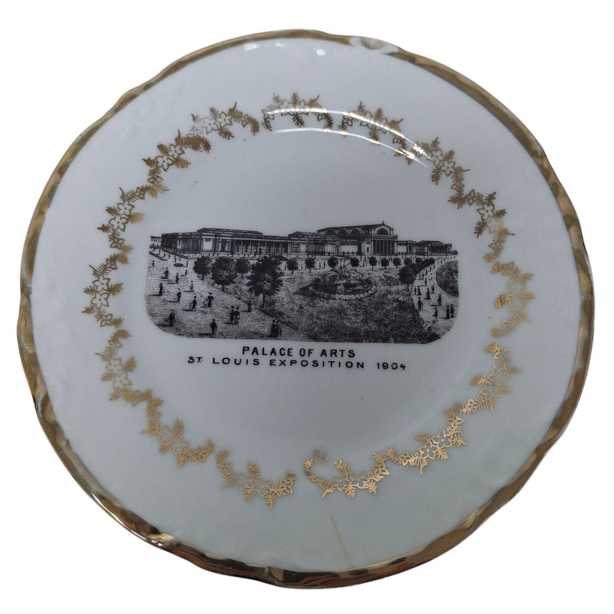 Vintage Palace of Arts St Louis Exposition 1904 Victoria Carlsbad Austria Plate