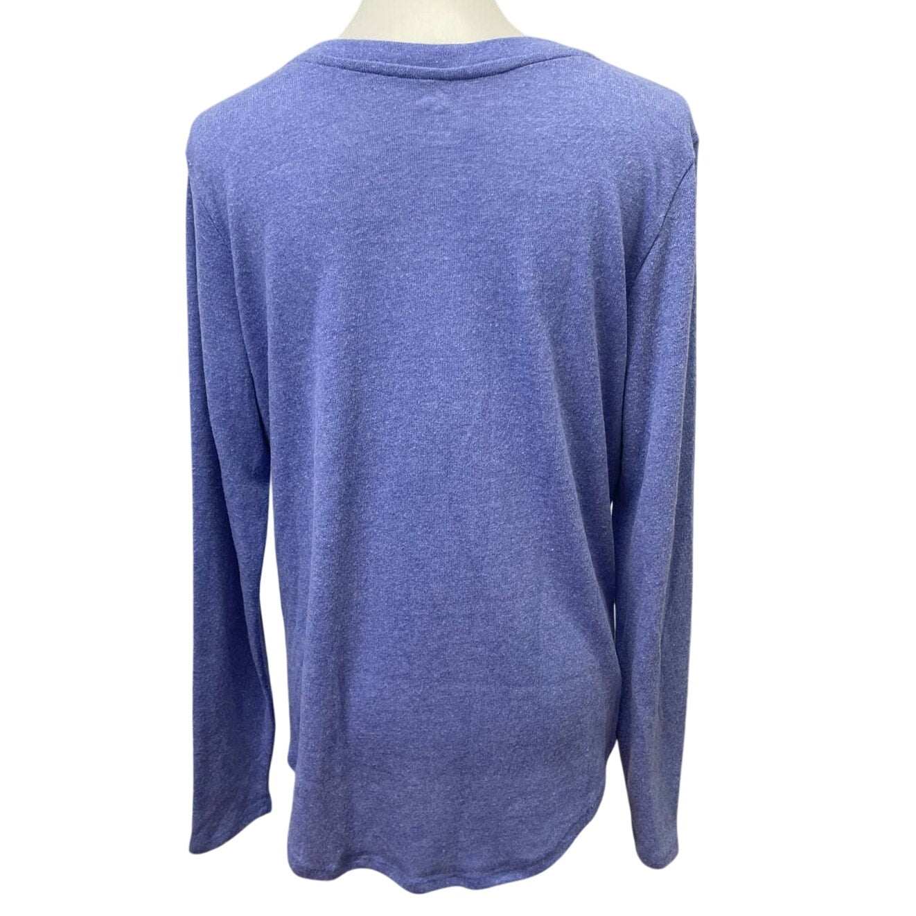 Holiday Time Womens Large Let It Snow Long Sleeve Crew Neck Lightweight Sweater