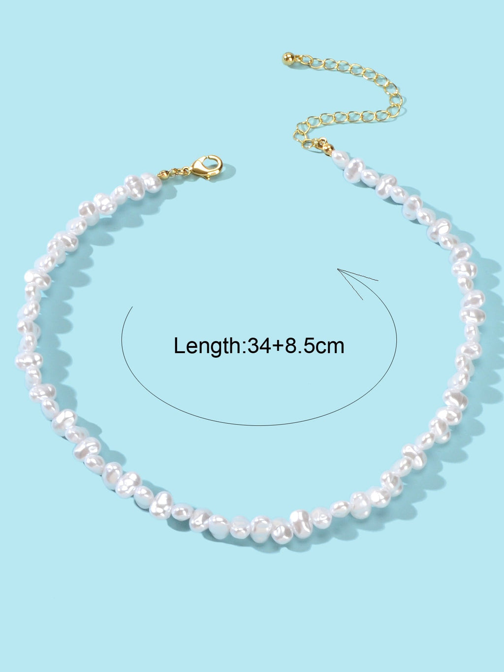 Wedding Birthday Anniversary Jewellery Artificial Irregular Short