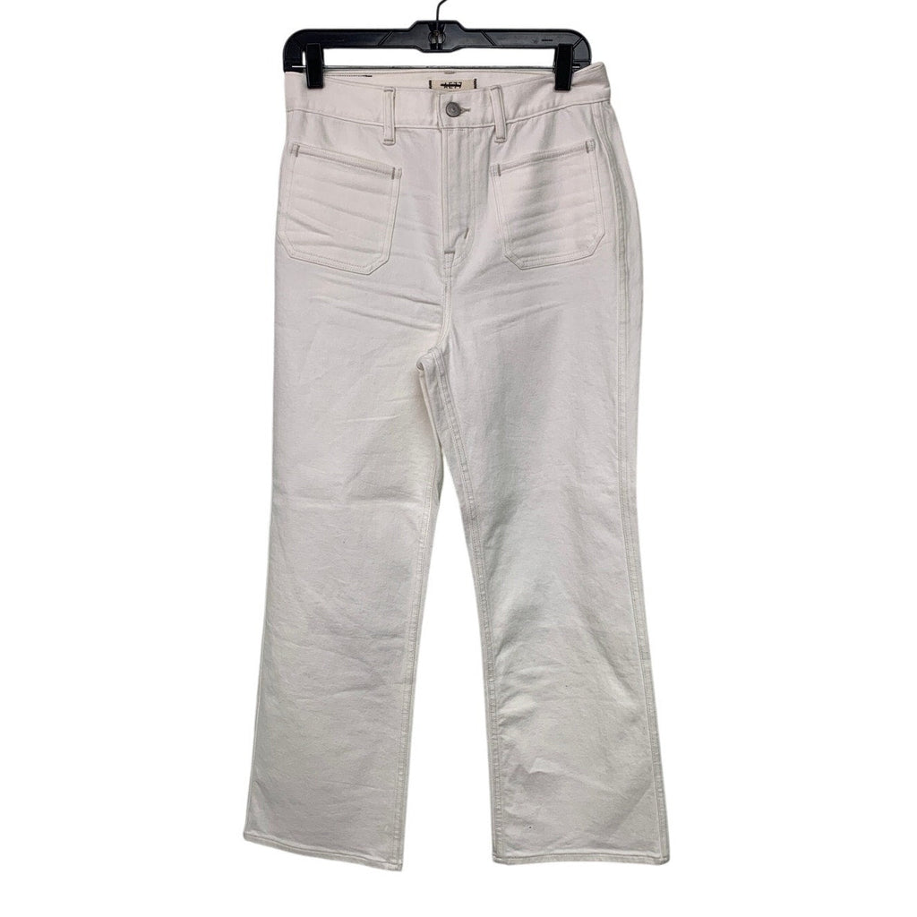 New AE77 Womens Size 27 White 100% Organic & Recycled Cotton Denim Jeans