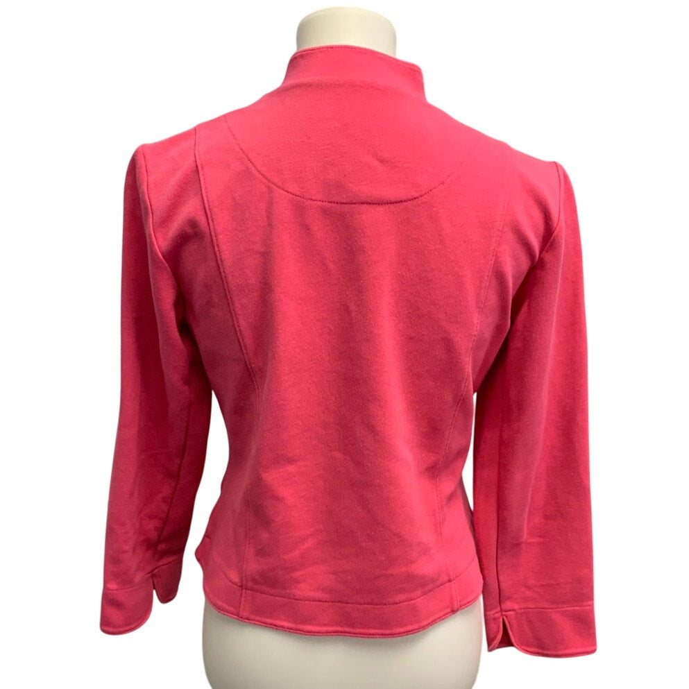 Coldwater Creek Womens Petite Small PS Machine Washable Buttoned Blazer Jacket