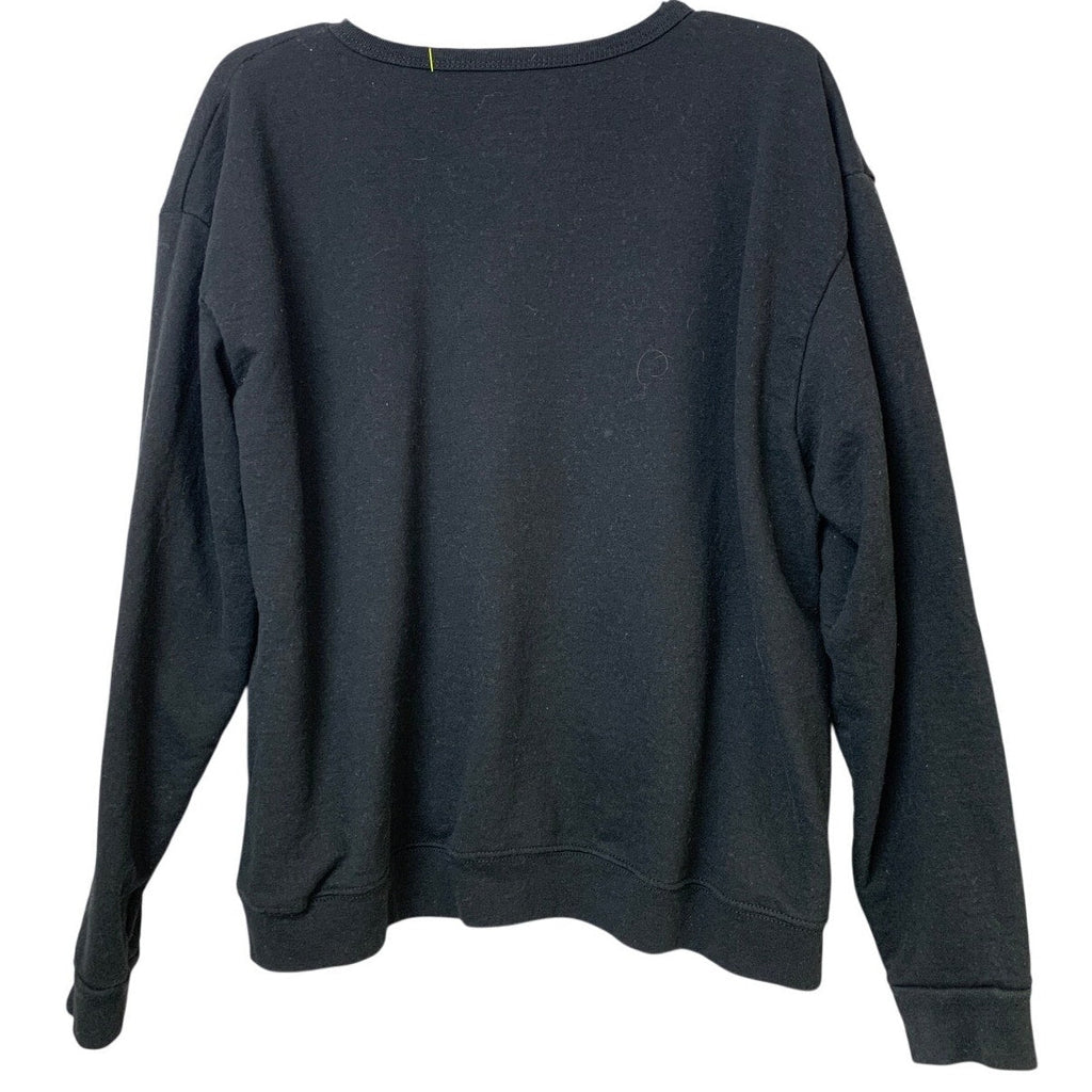 Upcycled Hand Printed 2XL No Story Should End Soon; Suicide Awareness Sweatshirt