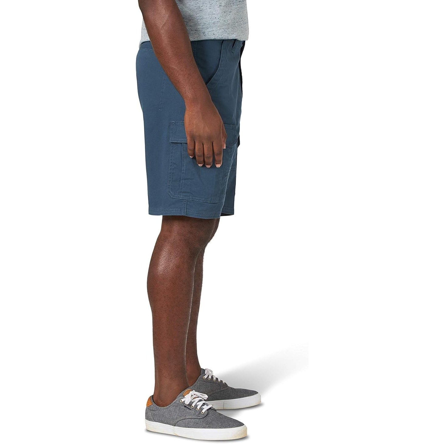 Wrangler Authentics Mens Size 38 Stretch Cotton Classic Cargo Stretch Shorts