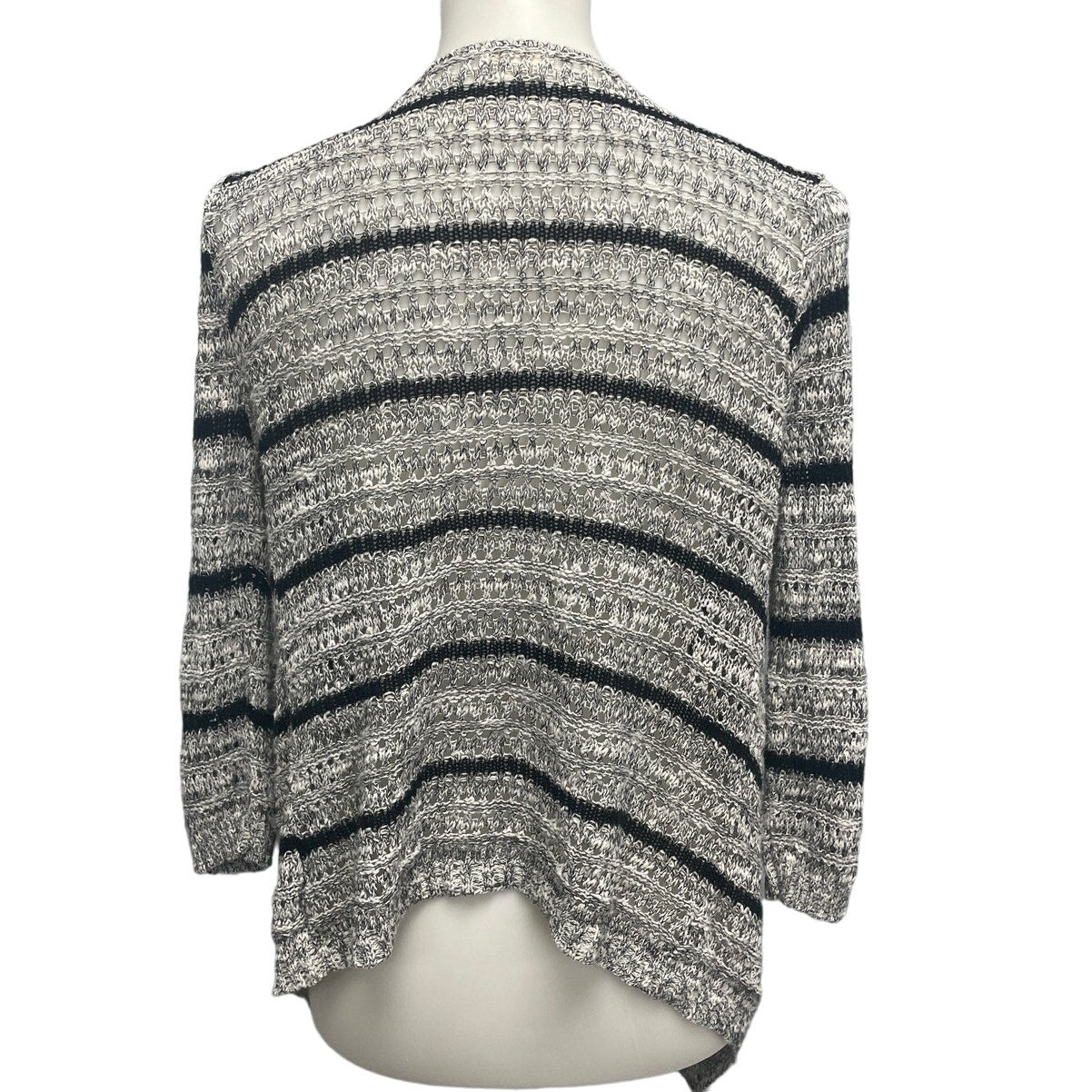 Mossimo Supply Co Womens Large PolyCotton Open Cardigan Loose Weave Sweater