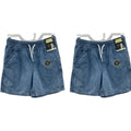 2 New Cat & Jack Kids Medium (8) 100% Cotton Denim Jean Pull On Elastic Shorts