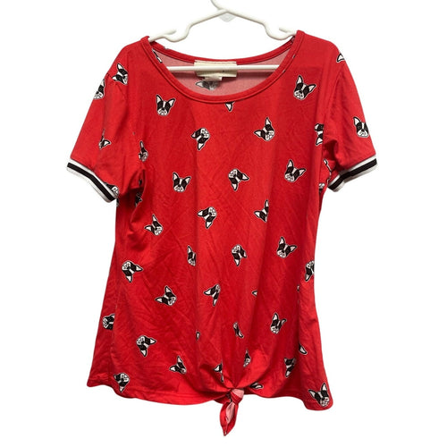 2 Glitter Girl Medium 10-12 Under Armour HeatGear Short Sleeve Cotton Blend Tops