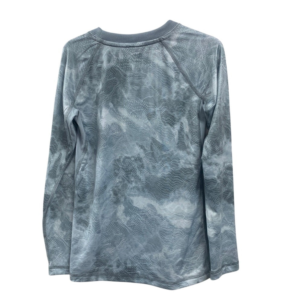 All In Motion Kids XS Long Sleeve Snake Skin Print Moisture Wicking Athletic Top