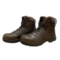 Nortiv8 Mens Size 12 Brown 1" Heel Ankle Boots Lace Up Round Closed Toe Shoes