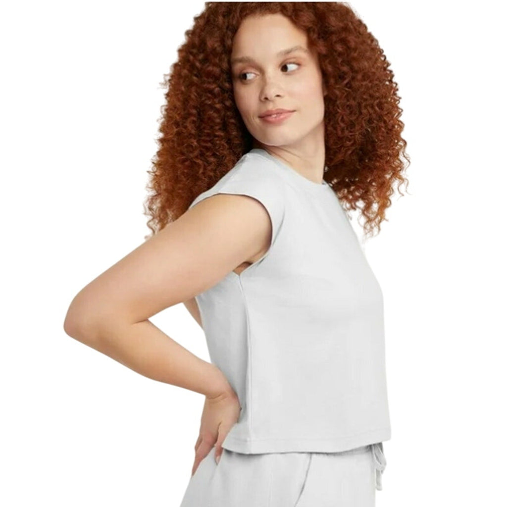 New 5-Pack Hanes Womens Medium White Ringspun Cotton Cap Sleeve Muscle Tees