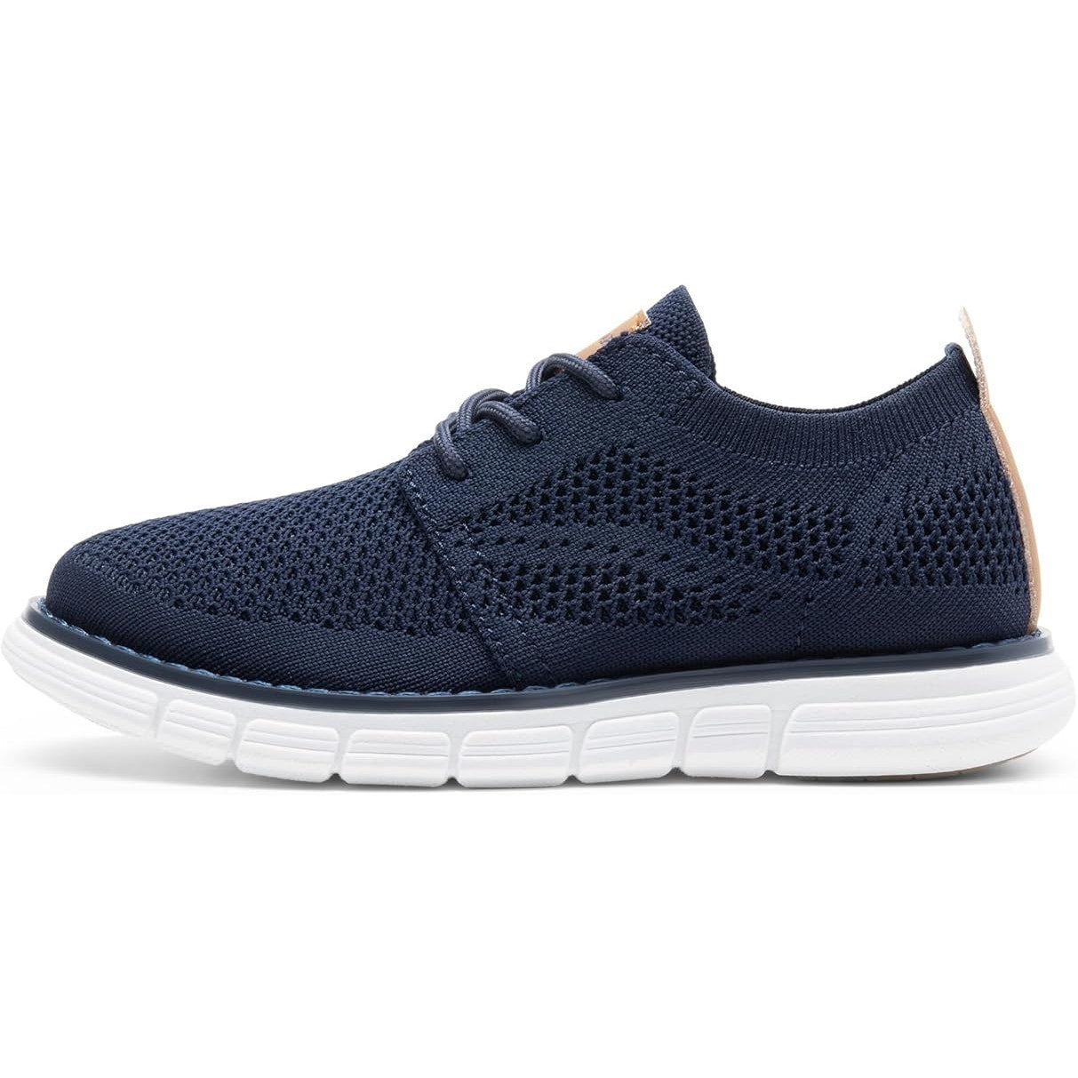 Bruno Marc Boys Size 4 Navy Blue Mesh Oxfords SneakersLace-Up Lightweight Shoes