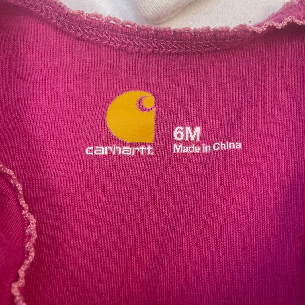 Lot of 5 Carhartt GAP Carters Baby Girls 3-6 Month One Piece Tops Sleepwear