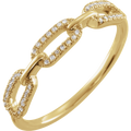 Élise Lien Pavé 14K Yellow Gold Vermeil Lab-Grown Diamond