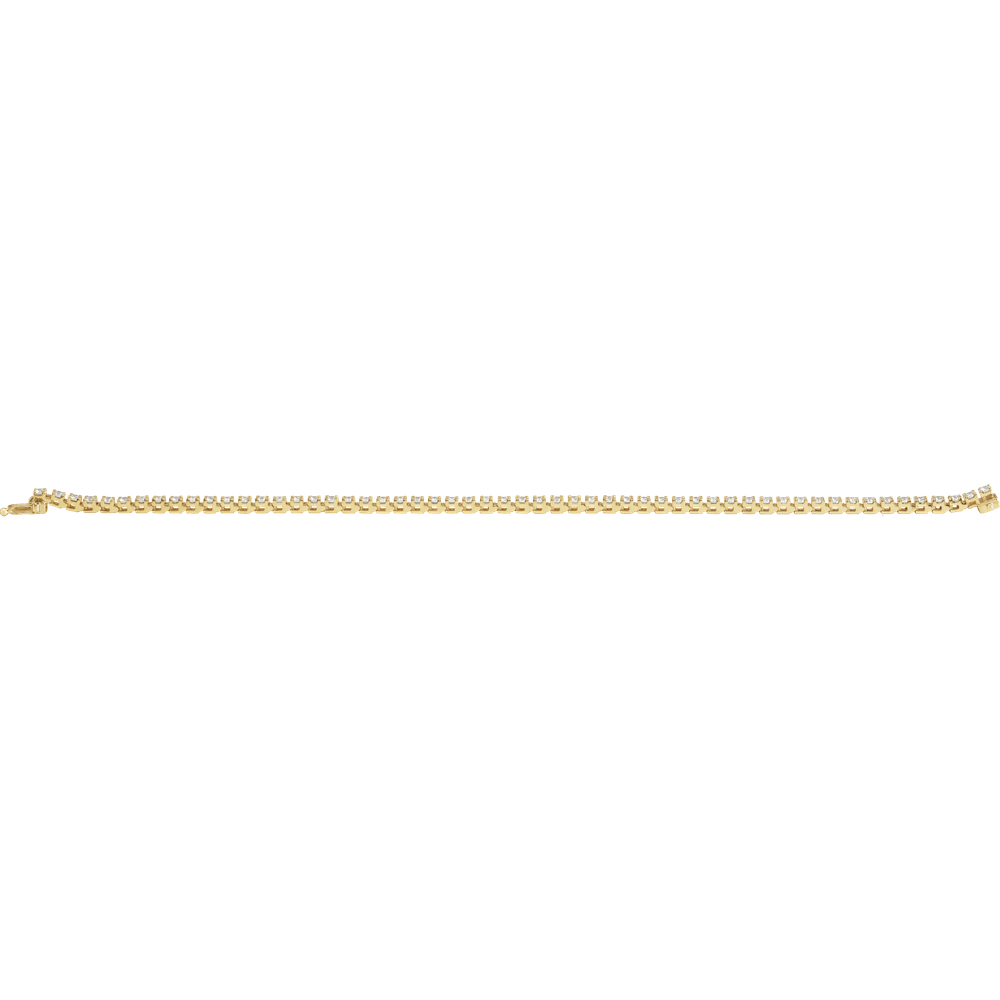 Diamond Tennis Bracelet 3 CTW, 14K White Gold – Élysia