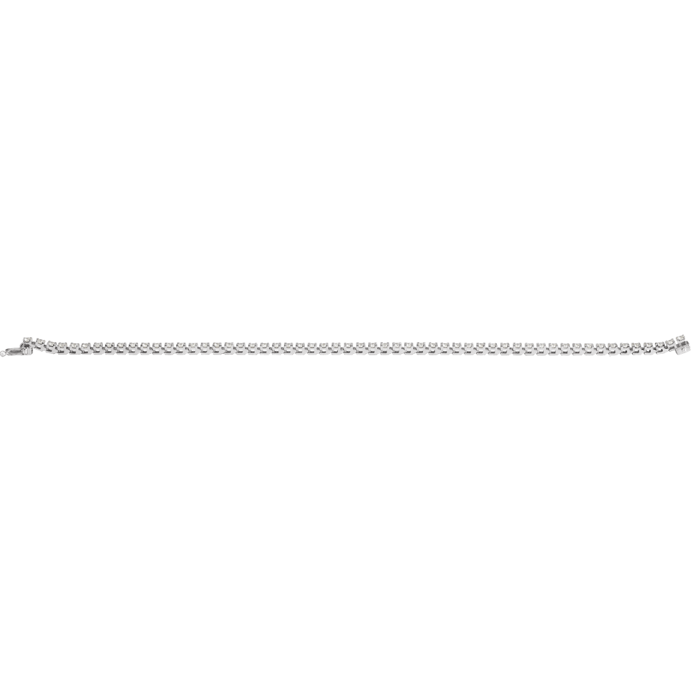 Diamond Tennis Bracelet 3 CTW, 14K White Gold – Élysia