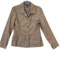 Eddie Bauer Womens Medium 100% Cotton Button Up Long Sleeve Jacket w Pockets