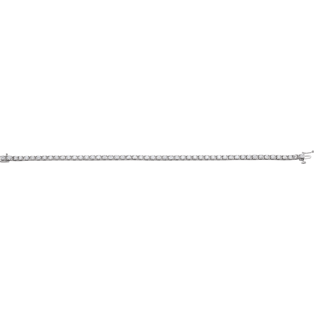 Ligne Éclat Bracelet 3.5 CTW 14K White Gold