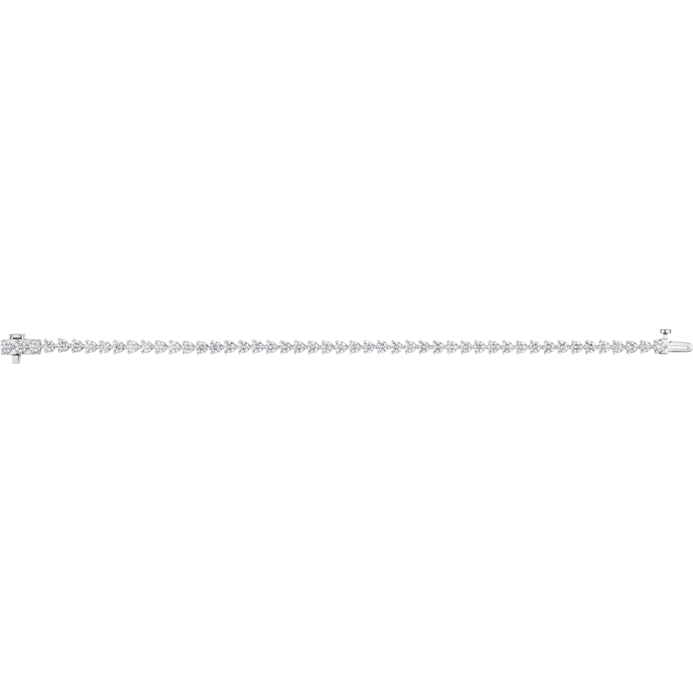Ligne Éclat Signature Bracelet 4.75 CTW 14K White Gold