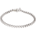 Ligne Éclat Signature Bracelet 4.75 CTW 14K White Gold