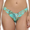 NWT New Body Glove Womens Small Molokini Tropical Cheeky Coverage Bikini Bottoms