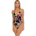 NWT New Trina Turk Womens Size 6 Birds of Paradise Floral One Piece Swimsuit