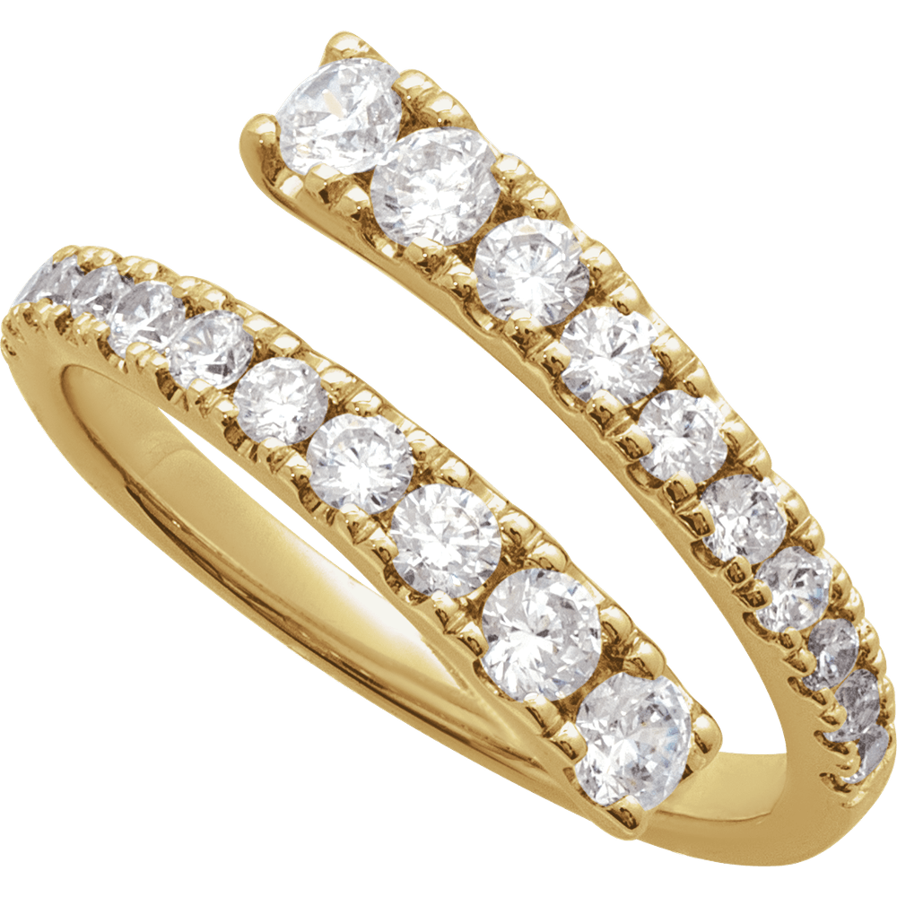 Lumière Diamond Bypass Ring