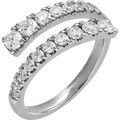 Lumière Diamond Bypass Ring